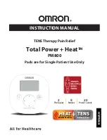 Omron Total Power + Heat PM800 Instruction Manual preview