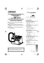 Предварительный просмотр 1 страницы Omron Ultra Air NE-U17 Instruction Manual