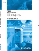 Предварительный просмотр 1 страницы Omron V1000 User Manual