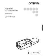 Preview for 1 page of Omron V400-H101 User Manual