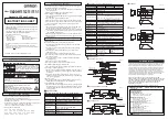 Preview for 2 page of Omron V400-H111 Instruction Sheet