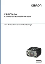 Omron V430-F-series User Manual For Communication Settings preview