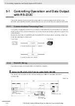 Предварительный просмотр 104 страницы Omron V430-F Series User Manual For Communication Settings