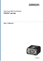 Preview for 1 page of Omron V430-F-series User Manual