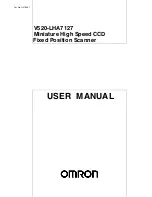 Preview for 1 page of Omron V520-LHA7127 User Manual