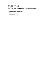 Preview for 2 page of Omron V530-R150 Operation Manual