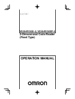 Предварительный просмотр 1 страницы Omron V530-R150E-2 Operation Manual