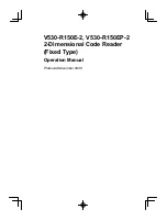 Preview for 2 page of Omron V530-R150E-2 Operation Manual