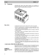 Предварительный просмотр 7 страницы Omron V600-CD1D-V2 Operation Manual