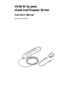 Preview for 1 page of Omron V600-CH1D Operation Manuals