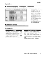 Предварительный просмотр 3 страницы Omron V600-CHUD User Manual