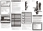 Предварительный просмотр 2 страницы Omron V680-CH1D Instruction Sheet