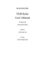 Preview for 1 page of Omron V680-D1KP66T-SP User Manual