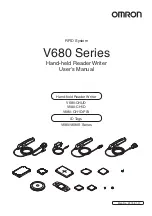 Preview for 1 page of Omron V680 Series User Manual