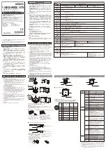 Предварительный просмотр 1 страницы Omron V680S-HMD63-ETN Instruction Sheet