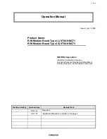 Omron V700-HMC71 Operation Manual preview