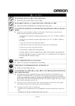 Preview for 6 page of Omron V740-HS01CA User Manual