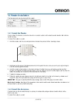 Preview for 20 page of Omron V740-HS01CA User Manual