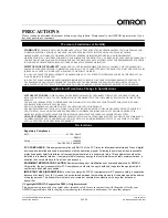 Preview for 2 page of Omron V740-HS02C Operation Manual