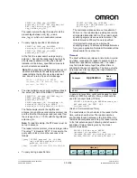 Preview for 33 page of Omron V740-HS02C Operation Manual