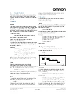 Preview for 40 page of Omron V740-HS02C Operation Manual