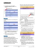 Preview for 8 page of Omron V740 Series Operation Manual