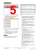 Preview for 9 page of Omron V740 Series Operation Manual