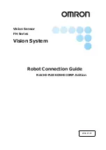 Omron Vision Sensor FH Series Connection Manual preview