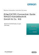 Предварительный просмотр 1 страницы Omron WAGO-I/O-SYSTEM Connection Manual