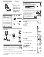 Preview for 1 page of Omron Walking Style HJ-113 Instruction Manual