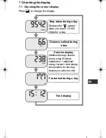 Preview for 9 page of Omron Walking style III Instruction Manual