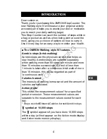 Предварительный просмотр 4 страницы Omron Walking style IV Instruction Manual