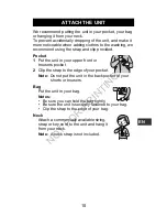 Preview for 10 page of Omron Walking style IV Instruction Manual