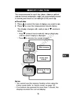 Предварительный просмотр 15 страницы Omron Walking style IV Instruction Manual