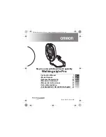 Omron walking style pro Instruction Manual preview