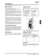 Preview for 41 page of Omron WL - Datasheet