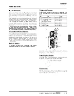 Preview for 9 page of Omron WLM - Datasheet