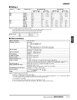 Preview for 3 page of Omron XE - Datasheet