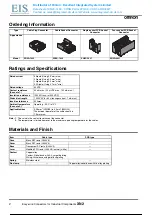 Предварительный просмотр 3 страницы Omron XN2 Quick Start Manual