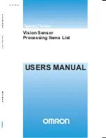 Preview for 1 page of Omron XPECTIA FZ3 User Manual