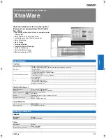 Omron XTRAWARE Datasheet предпросмотр