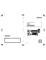 Preview for 1 page of Omron Z500 Series Operation Manual