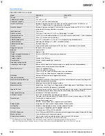 Preview for 2 page of Omron Z550 Specifications