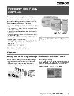 Omron ZEN V2 - Datasheet preview