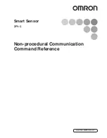 Preview for 1 page of Omron ZFV-C Command Reference Manual