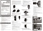 Preview for 3 page of Omron ZFV-CA50 Instruction Sheet