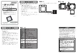 Preview for 1 page of Omron ZFV-LTF01 Instruction Sheet