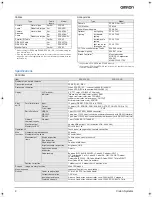 Preview for 2 page of Omron ZFX-C10-CD Datasheet