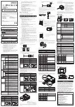 Preview for 2 page of Omron ZFX-C10 COMMUNICATION Instruction Sheet