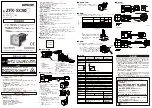 Предварительный просмотр 1 страницы Omron ZFX-SC50 Instruction Sheet